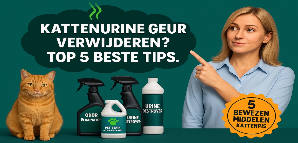  Kattenurine geur verwijderen